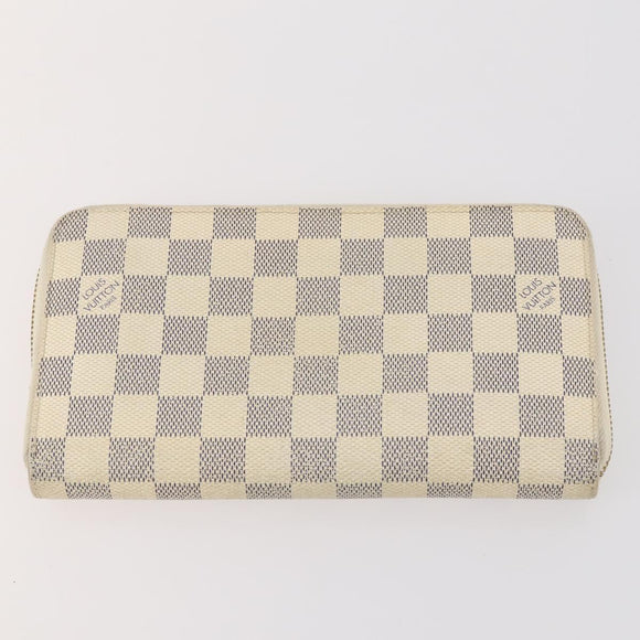 LOUIS VUITTON Monogram Damier Azur Portemonnee 4 Set LV Auth BA11025