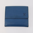 LOUIS VUITTON Epi Vernis Wallet Leather 4 Set Blue Black Red LV Auth BA11026-2