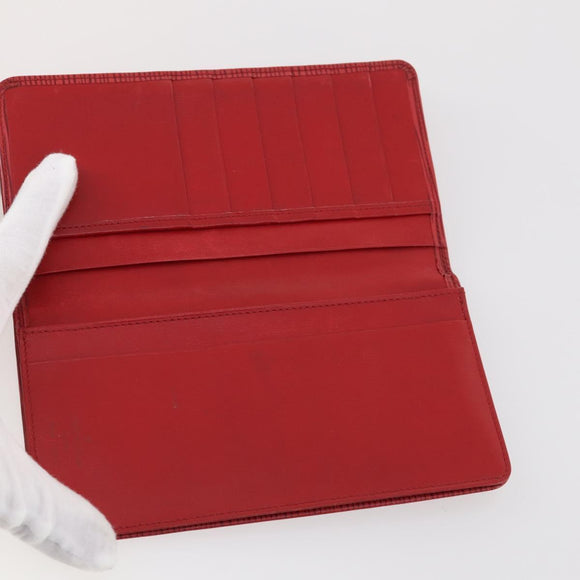 LOUIS VUITTON Epi Vernis Wallet Leather 4 Set Blue Black Red LV Auth BA11026