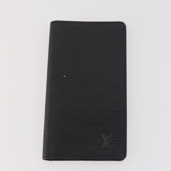 LOUIS VUITTON Epi Vernis Wallet Leather 4 Set Blue Black Red LV Auth BA11026