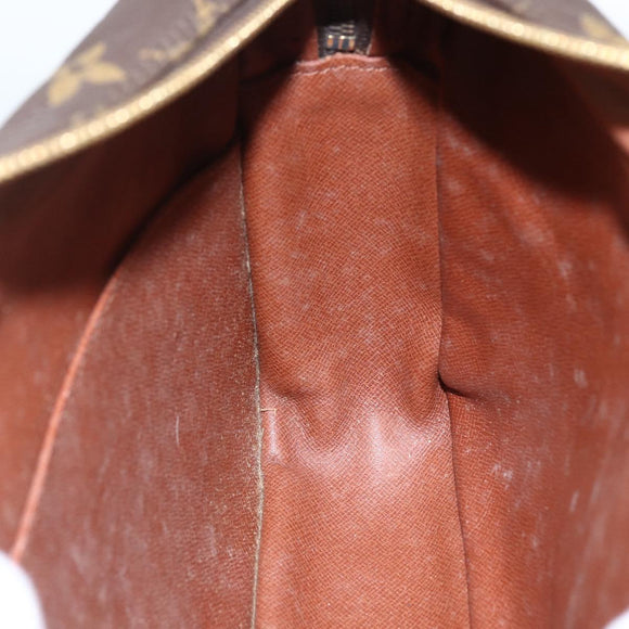 LOUIS VUITTON Monogram Compiegne 28 Clutch Bag M51845 LV Auth BA11031