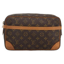 LOUIS VUITTON Monogram Compiegne 28 Clutch Bag M51845 LV Auth BA11031-13