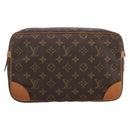 LOUIS VUITTON Monogram Compiegne 28 Clutch Bag M51845 LV Auth BA11031-2
