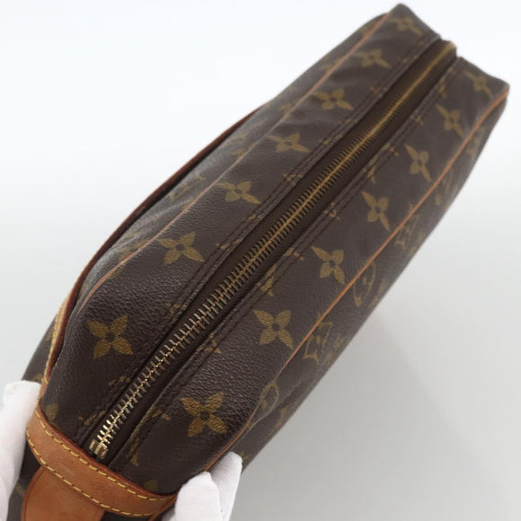 LOUIS VUITTON Monogram Compiegne 28 Clutch Bag M51845 LV Auth BA11031