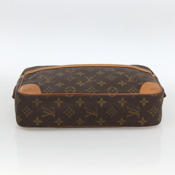 LOUIS VUITTON Monogram Compiegne 28 Clutch Bag M51845 LV Auth BA11031