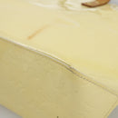 LOUIS VUITTON Monogram Vernis Reade PM Hand Bag Perle M91336 LV Auth BA11033-9