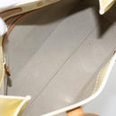 LOUIS VUITTON Monogram Vernis Reade PM Hand Bag Perle M91336 LV Auth BA11033-11
