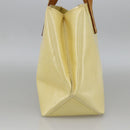LOUIS VUITTON Monogram Vernis Reade PM Hand Bag Perle M91336 LV Auth BA11033-3