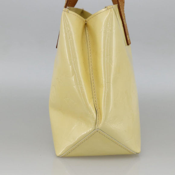 LOUIS VUITTON Monogram Vernis Reade PM Hand Bag Perle M91336 LV Auth BA11033