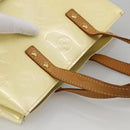 LOUIS VUITTON Monogram Vernis Reade PM Hand Bag Perle M91336 LV Auth BA11033-6