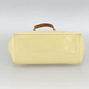 LOUIS VUITTON Monogram Vernis Reade PM Hand Bag Perle M91336 LV Auth BA11033-5