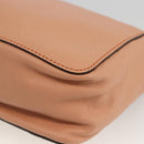 Chloe Chain Elsie Shoulder Bag Leather Pink Gold Auth BA11036V-15