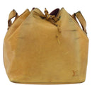 LOUIS VUITTON Epi Petit Noe Shoulder Bag Yellow M44109 LV Auth BA11042-2