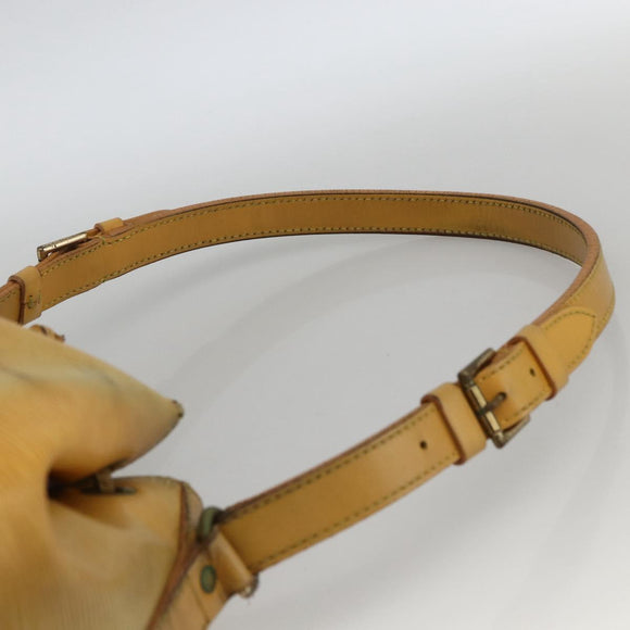 LOUIS VUITTON Epi Petit Noe Shoulder Bag Yellow M44109 LV Auth BA11042