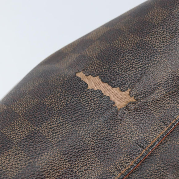 LOUIS VUITTON Damier Ebene Naviglio Shoulder Bag N45255 LV Auth BA11043