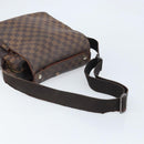 LOUIS VUITTON Damier Ebene Naviglio Shoulder Bag N45255 LV Auth BA11043-7