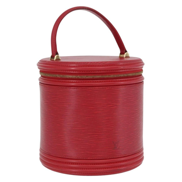 LOUIS VUITTON Epi Cannes Hand Bag Red M48037 LV Auth BA11044