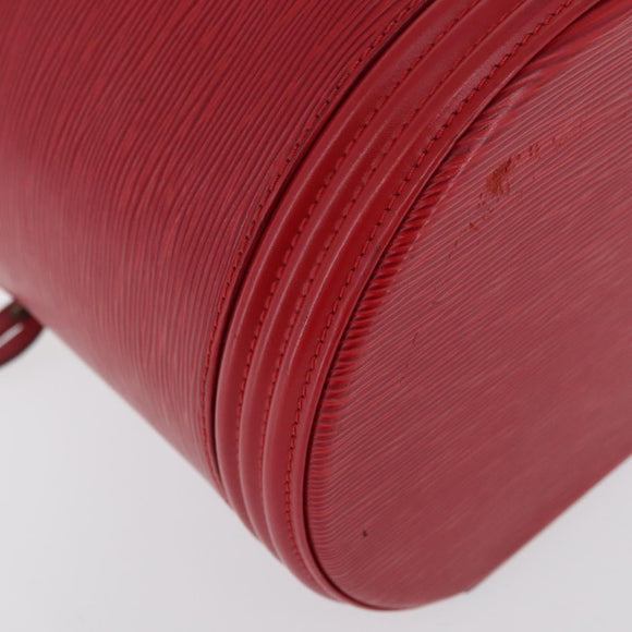LOUIS VUITTON Epi Cannes Hand Bag Red M48037 LV Auth BA11044