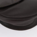 Christian Dior Shoulder Bag Leather Brown Gold Auth BA11045-9