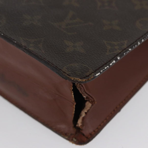 LOUIS VUITTON Monogram Pochette Homme Clutch Bag M51795 LV Auth BA11049
