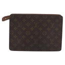 LOUIS VUITTON Monogram Pochette Homme Clutch Bag M51795 LV Auth BA11049-2