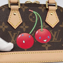 LOUIS VUITTON Monogram Cherry Nano Alma Hand Bag M13416 LV Auth BA11050SM-21