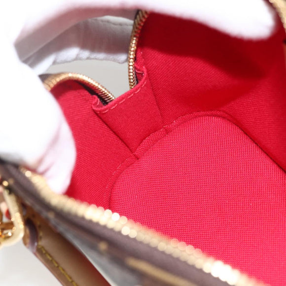 LOUIS VUITTON Monogram Cherry Nano Alma Hand Bag M13416 LV Auth BA11050SM