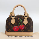LOUIS VUITTON Monogram Cherry Nano Alma Hand Bag M13416 LV Auth BA11050SM-12