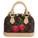 LOUIS VUITTON Monogram Cherry Nano Alma Hand Bag M13416 LV Auth BA11050SM-2