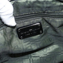 Salvatore Ferragamo Gancini Hand Bag Patent leather Black Silver Auth BA11053-18