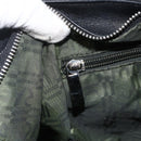 Salvatore Ferragamo Gancini Hand Bag Patent leather Black Silver Auth BA11053-21