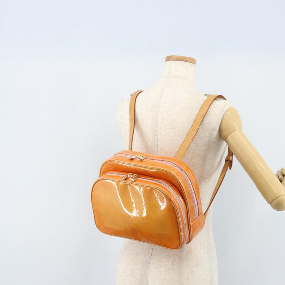 LOUIS VUITTON Vernis Marley Backpack Marshmallow Pink M91039 LV Auth BA11055