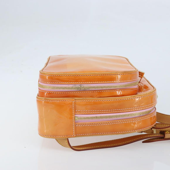 LOUIS VUITTON Vernis Marley Backpack Marshmallow Pink M91039 LV Auth BA11055