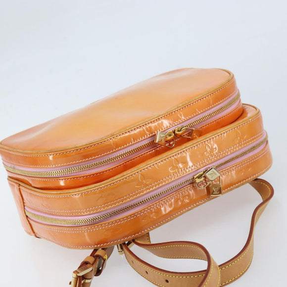 LOUIS VUITTON Vernis Marley Backpack Marshmallow Pink M91039 LV Auth BA11055