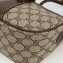GUCCI GG Supreme Web Sherry Line Bag PVC Beige Gold 89 02 032 Auth BA11056-10