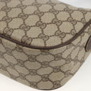 GUCCI GG Supreme Web Sherry Line Bag PVC Beige Gold 89 02 032 Auth BA11056-12