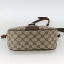 GUCCI GG Supreme Web Sherry Line Bag PVC Beige Gold 89 02 032 Auth BA11056-9