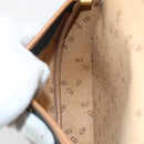 Christian Dior Shoulder Bag PVC Leather Black Gold Auth BA11060-18