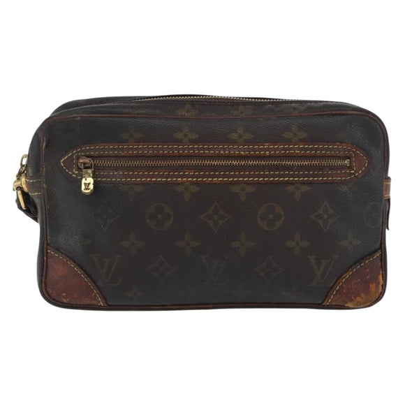 LOUIS VUITTON Monogram Marly Dragonne GM Clutch Bag M51825 LV Auth BA11061