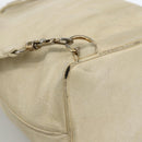 CHANEL Shoulder Bag Caviar Skin Cream Gold CC Auth BA11064-13