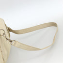 CHANEL Shoulder Bag Caviar Skin Cream Gold CC Auth BA11064-8