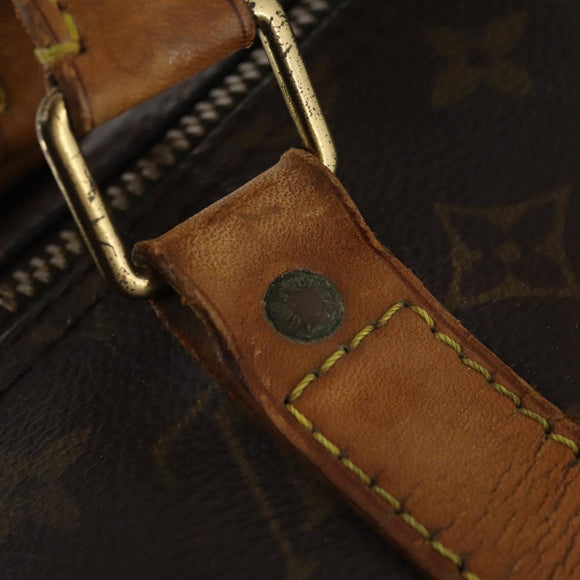 LOUIS VUITTON Monogram Keepall Bandouliere 55 Boston Bag M41414 LV Auth BA11072
