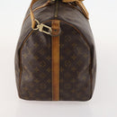 LOUIS VUITTON Monogram Keepall Bandouliere 55 Boston Bag M41414 LV Auth BA11072-4