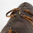 LOUIS VUITTON Monogram Keepall Bandouliere 55 Boston Bag M41414 LV Auth BA11072-6