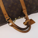 LOUIS VUITTON Monogram Keepall Bandouliere 55 Boston Bag M41414 LV Auth BA11072-8