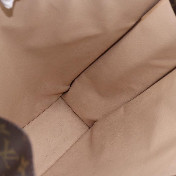 LOUIS VUITTON Monogram Sac Plat Hand Bag M51140 LV Auth BA11074
