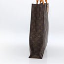 LOUIS VUITTON Monogram Sac Plat Hand Bag M51140 LV Auth BA11074-5