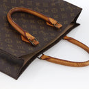 LOUIS VUITTON Monogram Sac Plat Hand Bag M51140 LV Auth BA11074-6