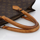 LOUIS VUITTON Monogram Sac Plat Hand Bag M51140 LV Auth BA11074-7