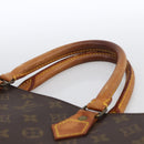 LOUIS VUITTON Monogram Sac Plat Hand Bag M51140 LV Auth BA11074-8
